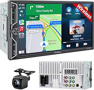 SJOYBRING QLED Double Din Car Stereo Review