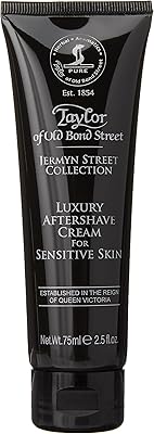 Taylor of Old Bond Street Jermyn Street Luxury Aftershave Cream for Sensitive Skin 75ml