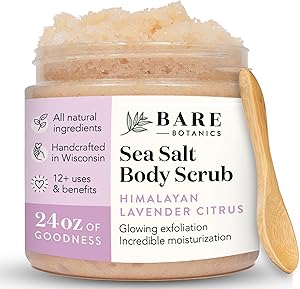 Bare Botanics Lavender Citrus Body Scrub 24oz