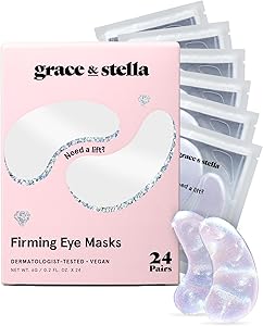 grace & stella Peptide Under Eye Patches with Niacinamide & Rice Extract (24 Pairs) Review