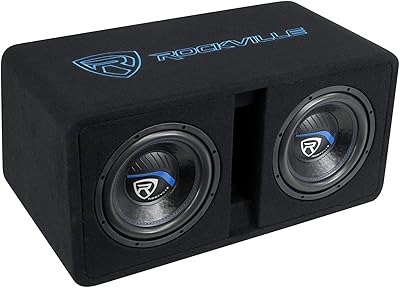 Rockville DV10K52 Dual 10″ K5 2400W Car Subwoofers
