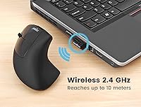 Perixx PERIMICE-713L Left-Handed Wireless Vertical Mouse — image 8