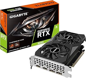 GIGABYTE GeForce RTX 3050 WINDFORCE OC V2 6G Graphics Card
