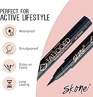 Skone Waterproof Liquid Eyeliner - Jet Black (0.07oz) — image 3