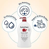 Lover's Care Goat's Milk Moisturizing Body Wash 40.7oz Rosehip Seed Oil — image 7
