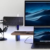 Nikleb Power Strip 23 in 1 with 20 Outlets, 2 USB, 1 USB-C, 6ft Extension Cord — image 2