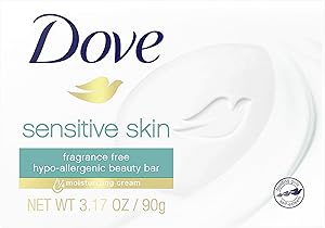 Dove Sensitive Skin Beauty Bar 3.15 oz Pack of 8