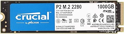Crucial P2 1TB NVMe PCIe M.2 SSD
