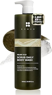 BRMUD Relief Mud Scrub Daily Body Wash 16.9 oz