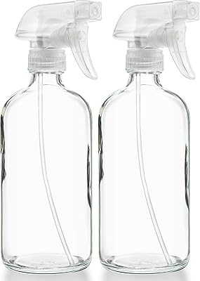 Sally's Organics Glass Spray Bottles 16oz - 2 Pack