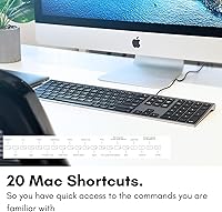 Macally Ultra-Slim USB Wired Computer Keyboard — image 6