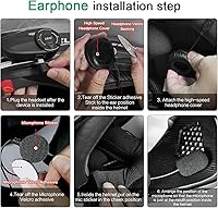 EJEAS Q8 2PC Motorcycle Bluetooth Headset — image 9