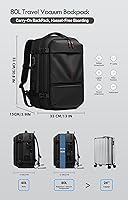 IKYWT Vacuum Seal Backpack 80L with Built-in Pump — image 5