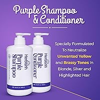Herbishh Sulfate Free Purple Shampoo and Conditioner Set 16.9 Fl. Oz Each — image 2