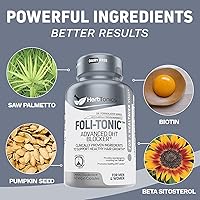 Herbtonics Hair Growth Vitamins for Women & Men, 120 Vegan Capsules — image 6