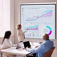 Smartxchoices 120″ HD Manual Projector Screen 1:1 Format — image 8