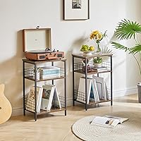 YMYNY 3 Tier Record Player Stand — image 2