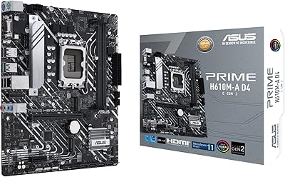 ASUS Prime H610M-A D4-CSM Motherboard