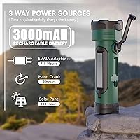 ROCAM CR1020 Hand Crank Flashlight with NOAA Weather Radio — image 5