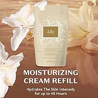 O Boticário Lily Satin Moisturizing Body Cream Refill Pouch 8.8oz — image 3