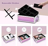 Gradient Purple 4-in-1 Rolling Makeup Trolley — image 5