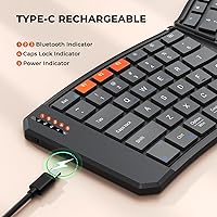 MEETION K9880 Ergonomic Foldable Bluetooth Keyboard — image 5
