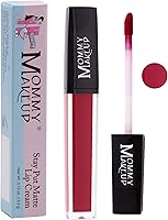 Mommy Makeup Stay Put Matte Lip Cream - Miss Scarlet — image 1