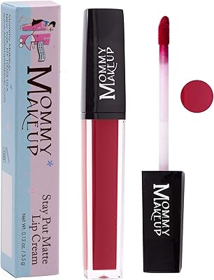 Mommy Makeup Stay Put Matte Lip Cream - Miss Scarlet