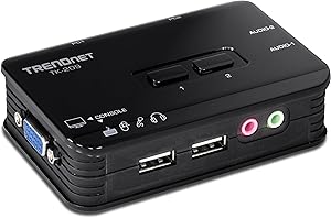 TRENDnet TK-209K 2-Port USB KVM Switch with Audio Review