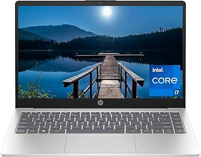 HP 14-inch Laptop, 13th Gen Intel Core i7, 16GB RAM, 512GB SSD