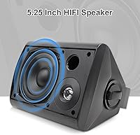 Herdio HOS-501B 5.25-Inch Passive Outdoor Speakers — image 2
