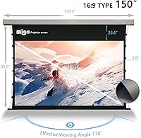 MIGO 150-Inch Pull Down Electric Projector Screen — image 9