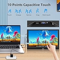 Kenowa 13.3-Inch Touchscreen Portable Monitor — image 3