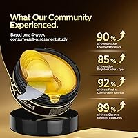 ZZILME 24k Gold Under Eye Patches, 60 Pcs — image 9