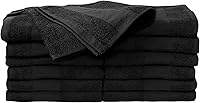 ForPro Premium Bleach Tough Salon Towels, Black, 12-Count — image 1