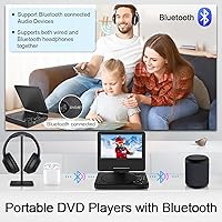 HOPYOP 9.5″ Portable DVD Player with Bluetooth — image 2