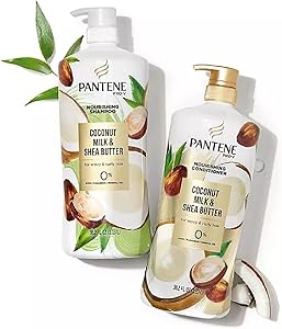 Pantene Pro-V Nourishing Shampoo & Conditioner, Coconut Milk & Shea Butter 38.2 fl. oz. Review
