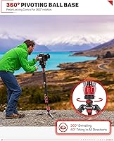 IFOOTAGE Cobra 3 Carbon Fiber Monopod C180F-P — image 8