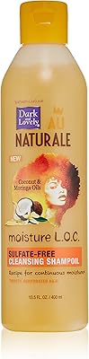 SoftSheen-Carson Dark and Lovely Au Naturale Moisture LOC Sulfate-Free Cleansing Shampoil, 13.5 fl oz