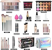 KAVCENT Makeup Kit for Women - 20 Color Eyeshadow, Lipstick Palette, Foundation, Concealer & More — image 2