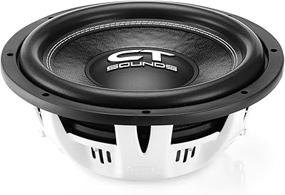 CT Sounds Hydro 12″ Dual 4-Ohm Shallow-Mount Car Subwoofer
