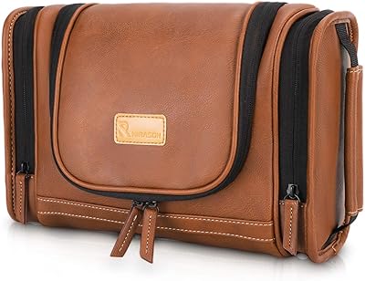 MIRASON Travel Toiletry Bag - Brown
