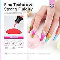 SAVILAND Airbrush Gel Nail Polish Set, 12 Vitality Colors, 15mL — image 7