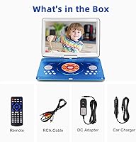 HotHat 16.9″ Portable DVD Player with 14.1″ Swivel Screen — image 8