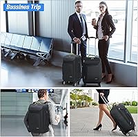 Lekebobor 18-inch Travel Rolling Backpack — image 6