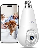 Hugolog HU-PWG3-W 2K Light Bulb Security Camera — image 1