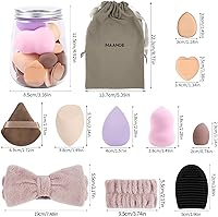 MAANGE 51-Piece Makeup Brush Set - Champagne — image 5