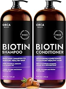 Orca Beauty Biotin Shampoo and Conditioner Set Review