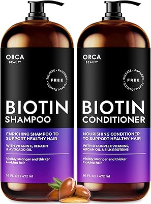 Orca Beauty Biotin Shampoo and Conditioner Set