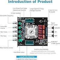 Hosyond TDA7498E Bluetooth Amplifier Board 160W×2+220W Subwoofer 2.1 Channel — image 2